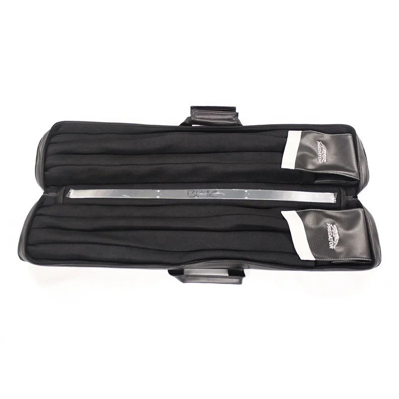 Professional 1/2-PC 12 Openers Billiard Cue Soft Bag to Holds 4B8S Pool Que Stick Case