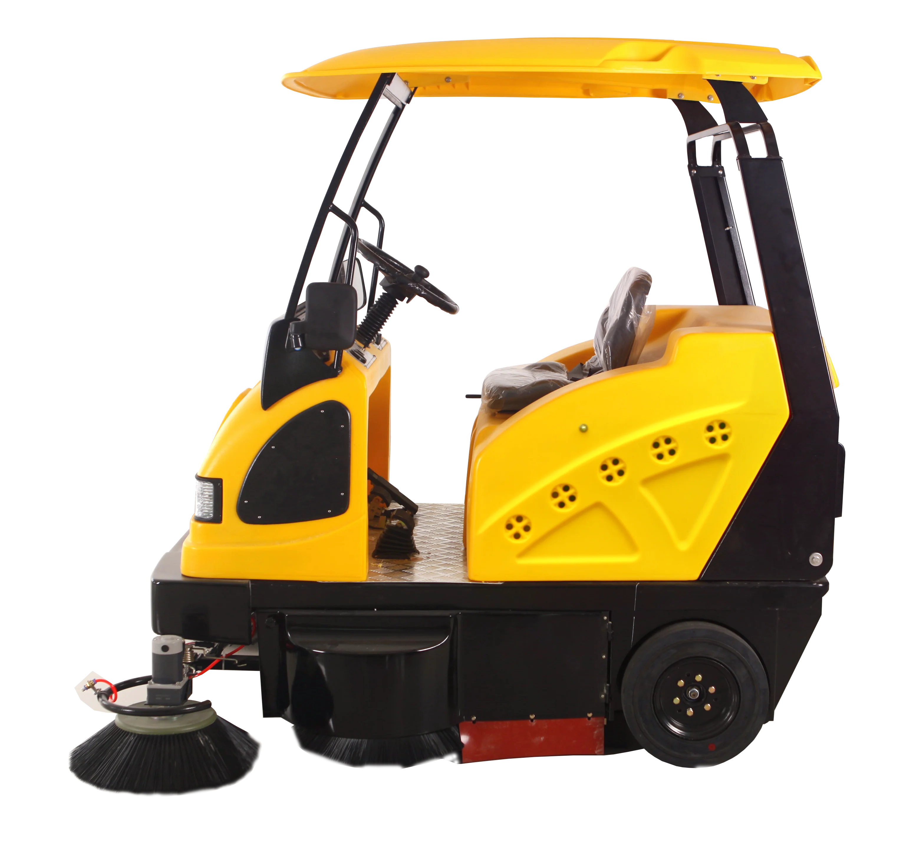 MN-E800W Industrial Cleaning Machine Battery Powered Warehouse Road Sweeper Outdoor Vacuum