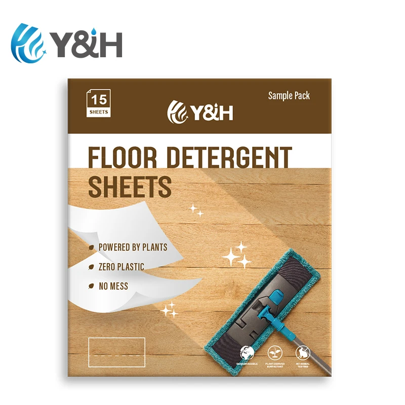 Multifunctional floor cleaner dissolver paper cleaning sheet Home Office Hotel Floor Dust Remover Detergent Sheet