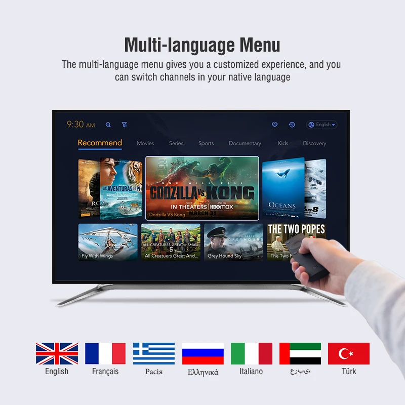  Top set box спутниковый ТВ-приемник fta rec 32g hevc h265 wifi-приемник для ТВ hd