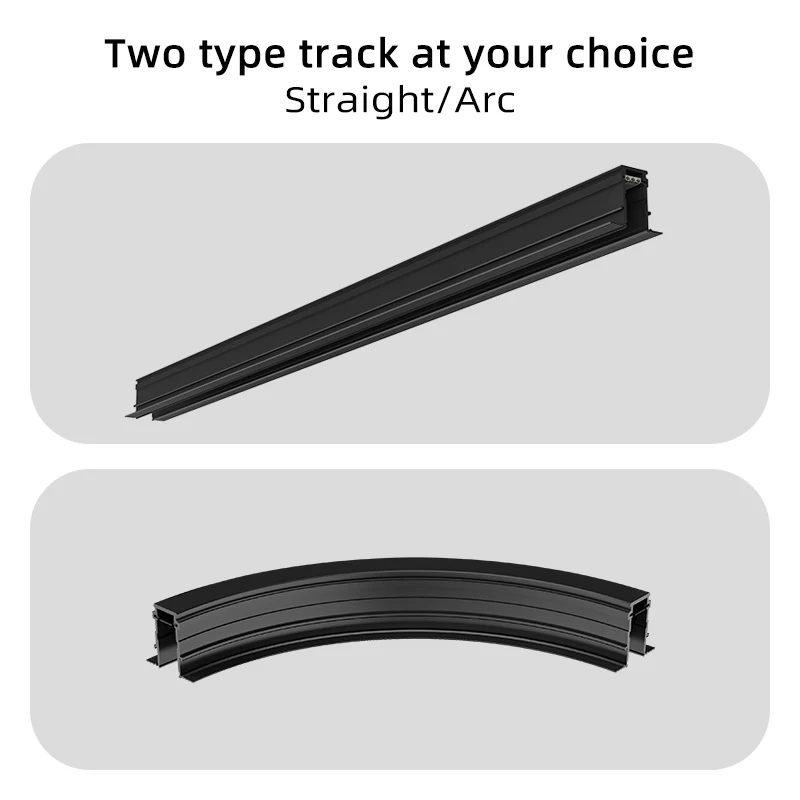 cob spot light aluminum track rail 24v led magnetic track light system for showroom clothing shop lighting