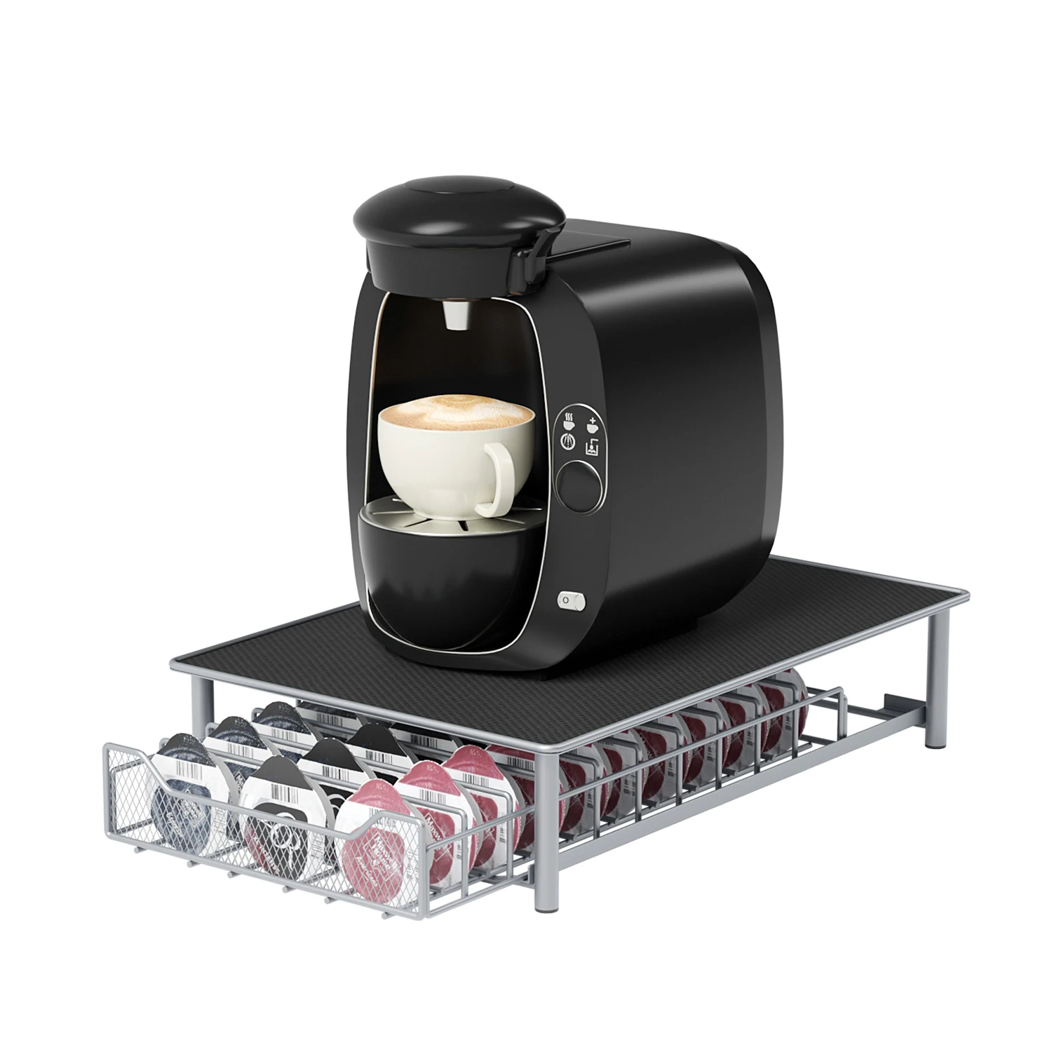 Fengyue 60pcs Coffee Pod Holder Drawer Coffee Pod Holder Storage Drawer