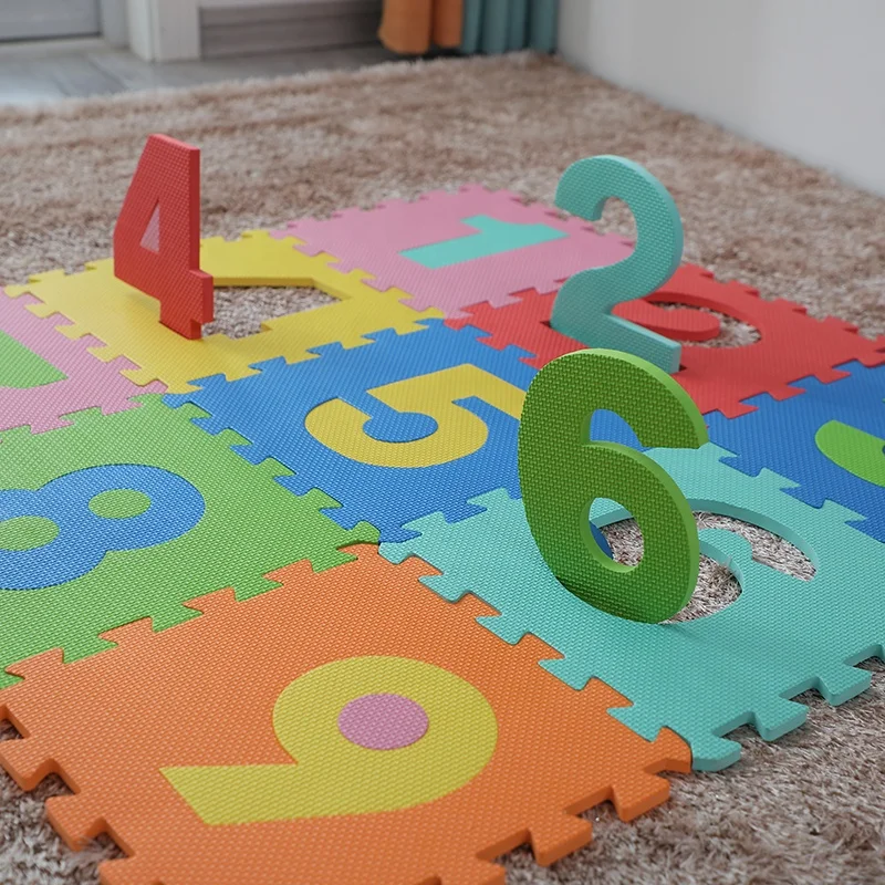 Алфавит и цифры, мягкий пенопластовый пазл EVA, игровые коврики