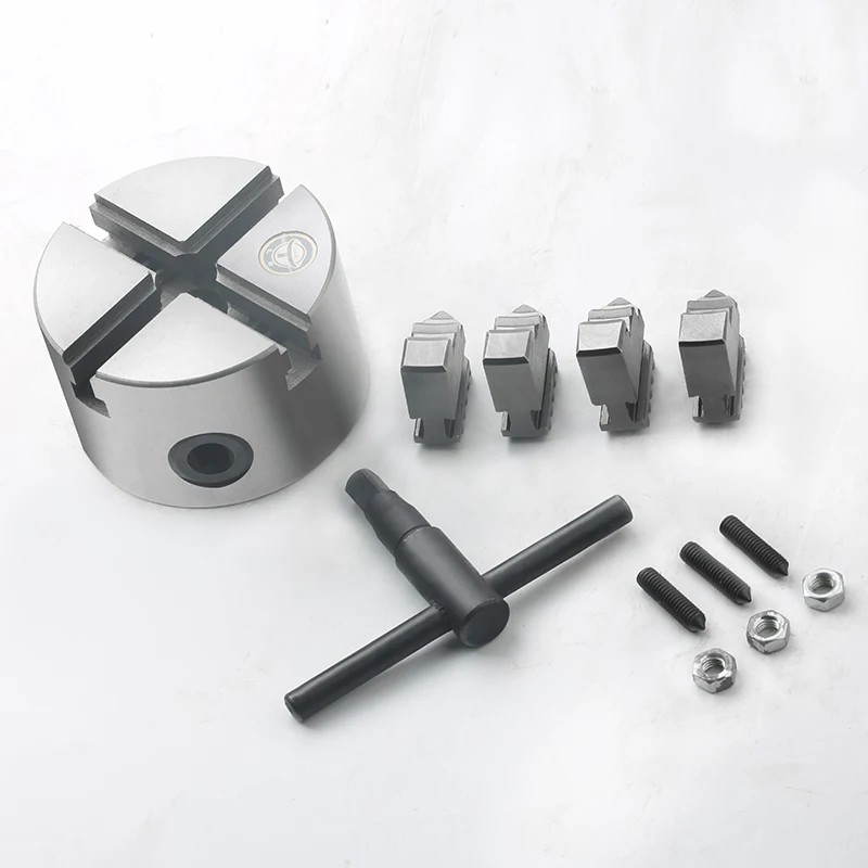 80 100 125 130 160 200 250mm 4 Jaw Independent Chuck Self Centering Lathe Chuck K11-125