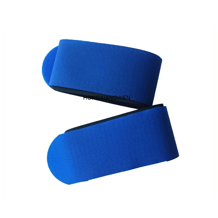 Adjustable Carrier Strap Black Ski Wraps Ties Ski Fastener Straps Ski Pole Carrier Straps Made from Premium Nylon and EVA