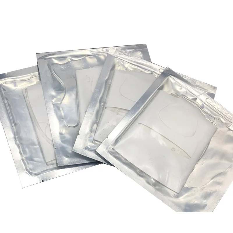 Custom Moisturizing Transparent Seaweed Gel face Sheet Mask Repair Brightening Crystal Soluble Collagen Mask