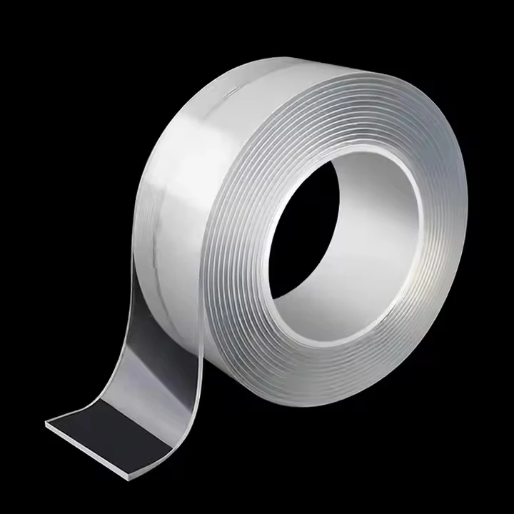 D/S High quality Heat Resistant Transparent strong adhesive Double sided Nano Tape