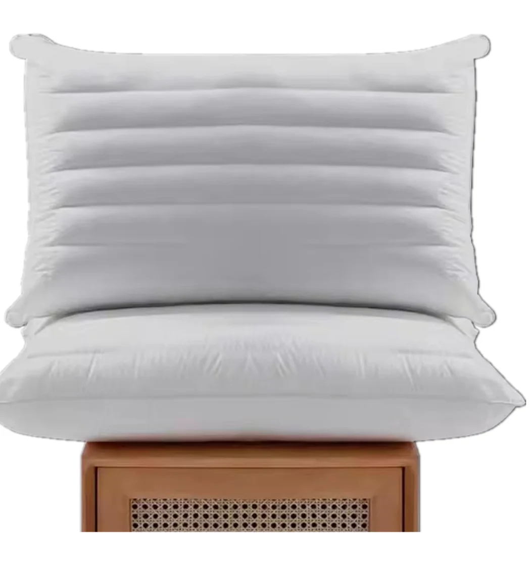 White bedding cotton buckwheat hulls  pillow single micro fiber pillow double layer heath pillow