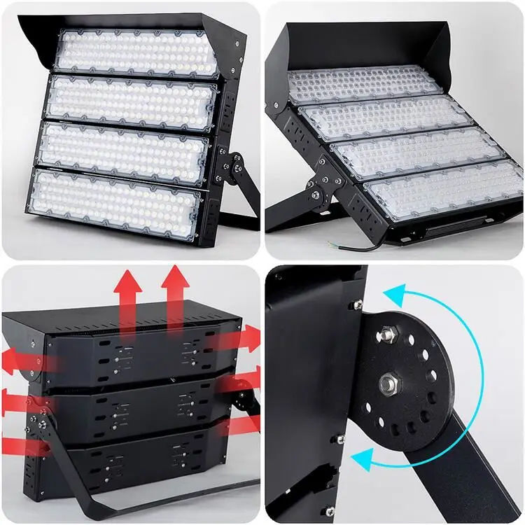 Спортивный футбольный стадион морской Светодиодный прожектор 250 Вт 500 1000 1500 2000