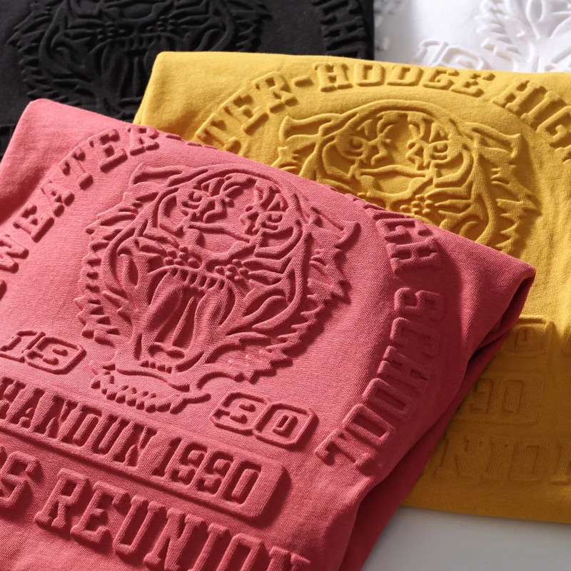 Custom Logo Men Thick Heavyweight High Quality French Terry 100% Cotton Hoodie 3d Embossed Hoodie Sweatshirt Logo Print