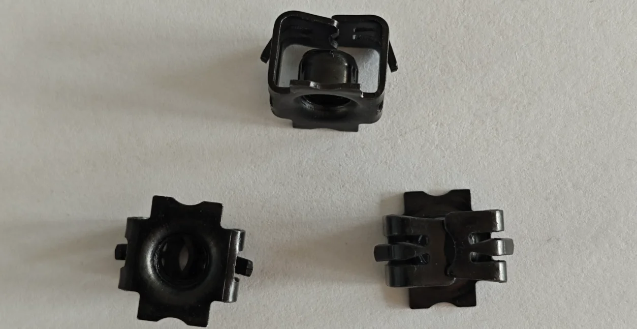 M5 Square Threaded Nuts Rear Bumper-Lower Bracket Nut Spring Steel Metric Screw Clip License Plate Fixing Nuts