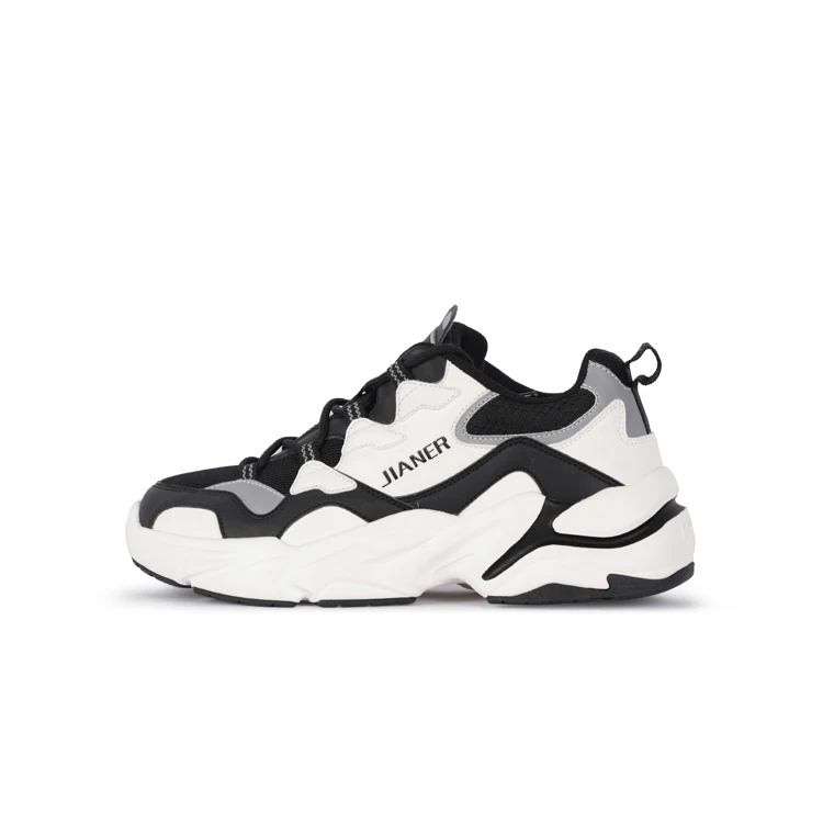 JIANER Made In China Footwear Latest Model Popular Zapatillas Men Lady Unisex Running Shoes Chunky Sneaker