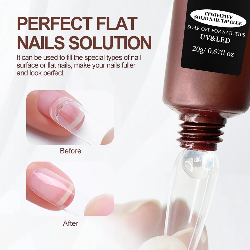 new product press on nail glue gel ,20g nail tip glue multifunctional good quality heathy glue for nail tip