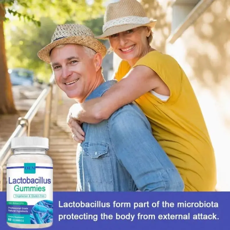 OEM/ODM Lactobacillus Gummies способствует перистальтике кишечника облегчая запор пробиотик Reuteri