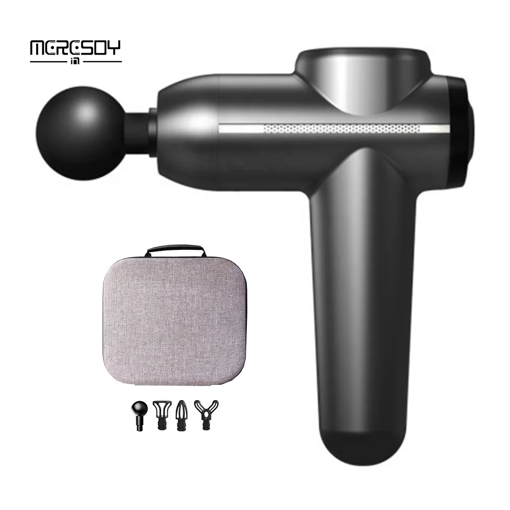 Tissue Meresoy Massage Gun Cordless OEM Private Label Muscle Deep Relaxation Handheld Neck Shoulder Portable Back Massager