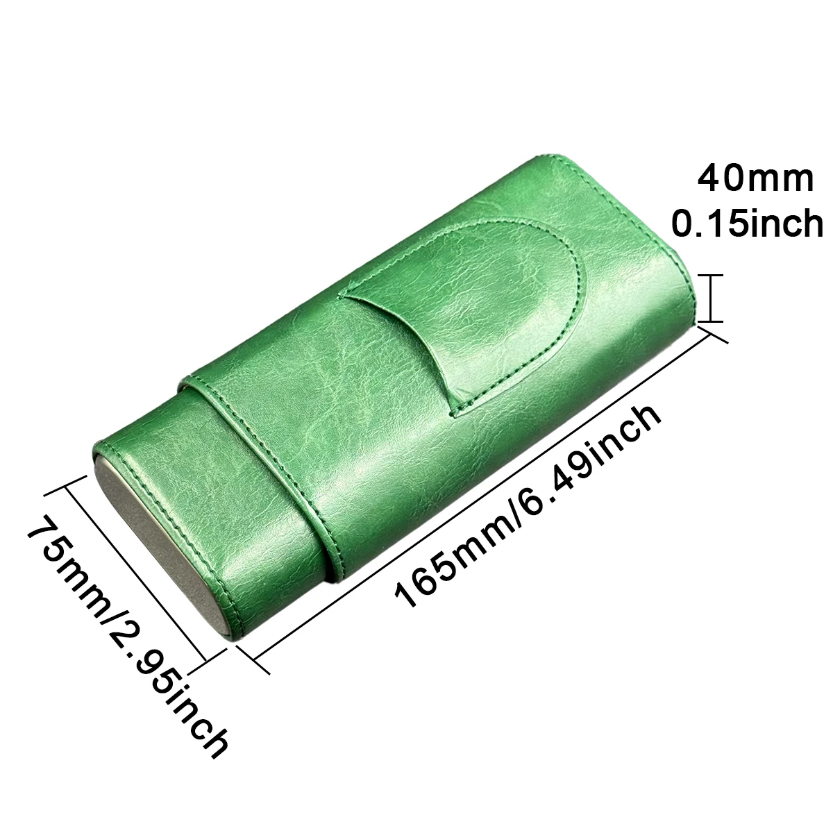 Factory outlet Leather Cigar Case Box Cigar Accessories Cigar Travel Humidor for Men