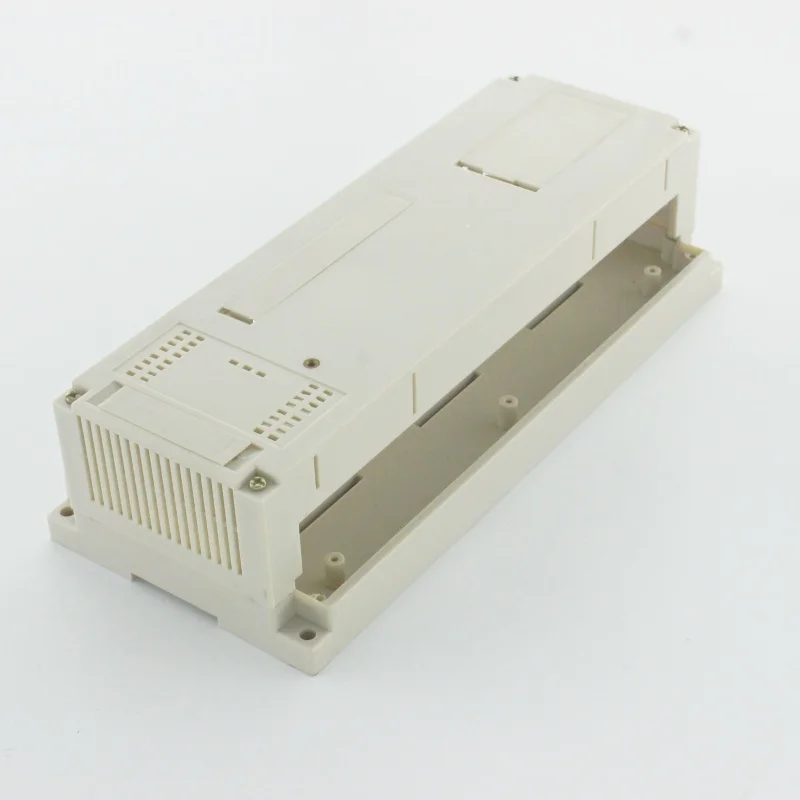 Electronic abs control enclosure plastic housing din rail box from with terminal block