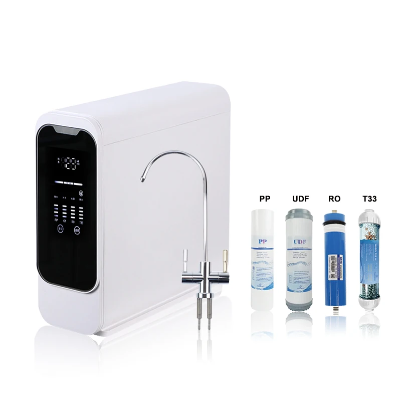 CAMAZ reverse osmosis water filter system PEM hydrogen Water Ionizer Machine Household RO Water Dispenser