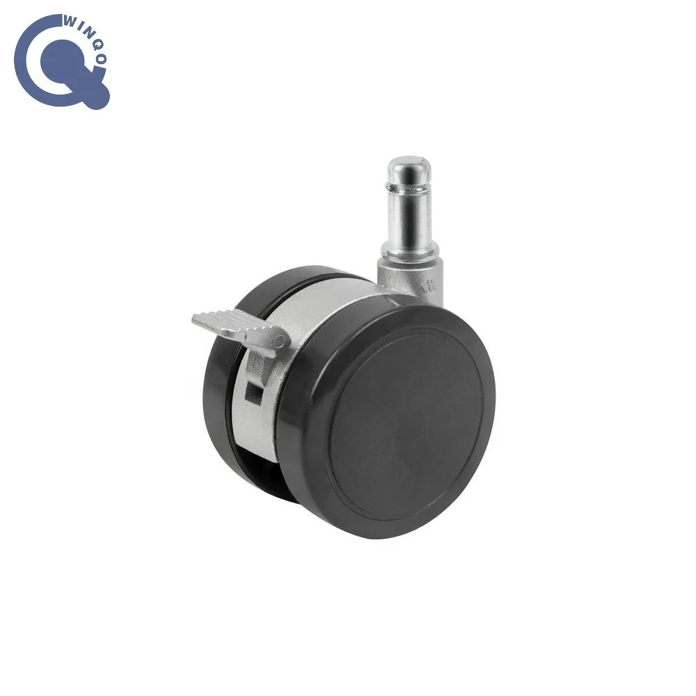 50 mm Office Castor Chair Caster Wheel Rotating Nylon Roda Caster 2 Inch Furniture Caster with Lock