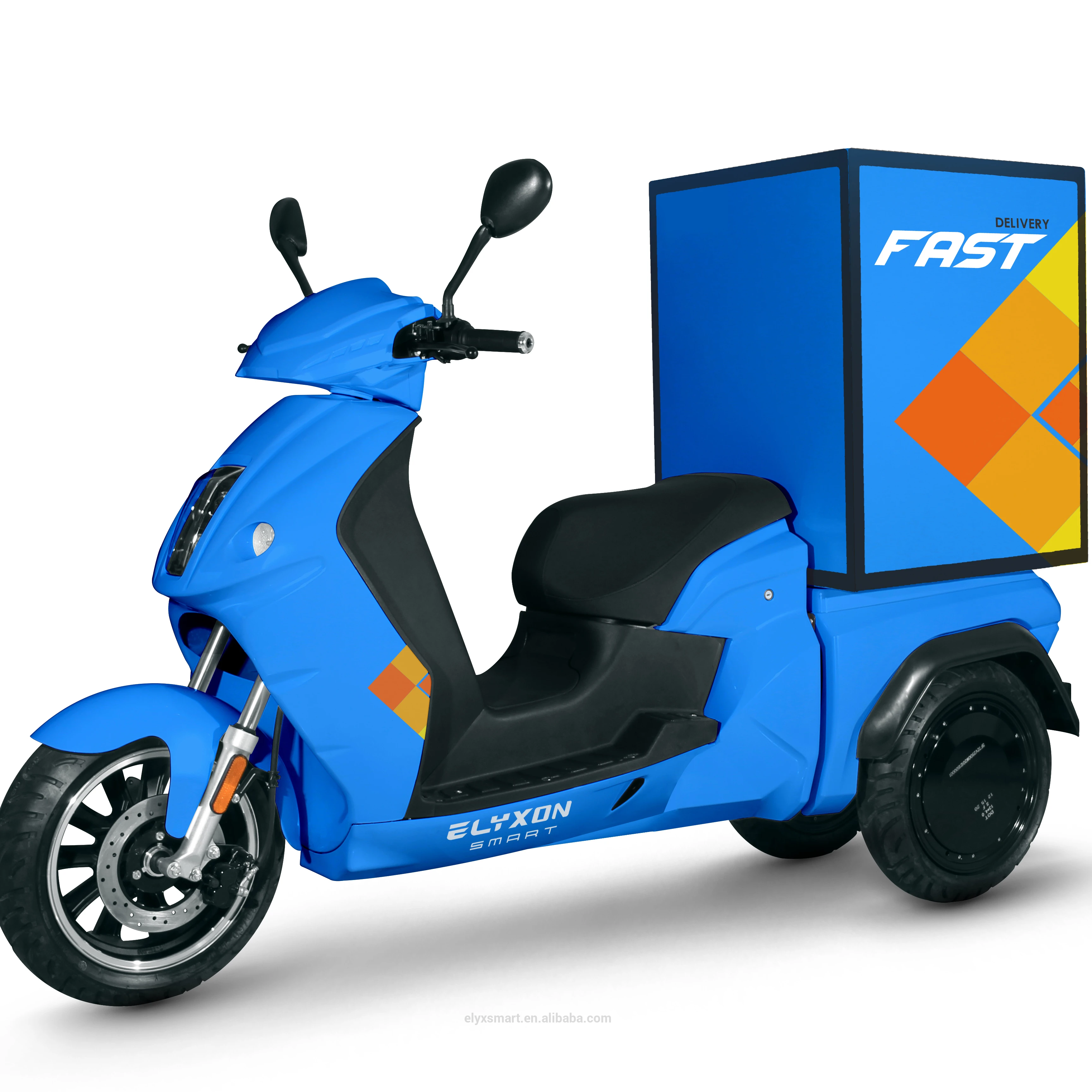 Factory Wholesale 5000w Delivery Scooter 120KM Electric Motorcycle Cargo Delivery Fast Food Post Delivery Scooter Electric