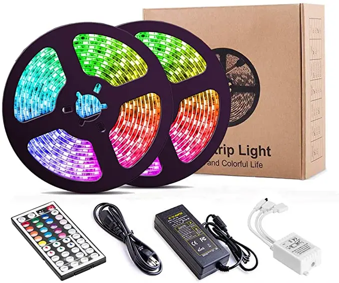 Alexa Tuya Google Home APP Remote Control Smart RGB Strip Light IP65 Waterproof WIFI Smart LED Strip WIFI LED Strip Light