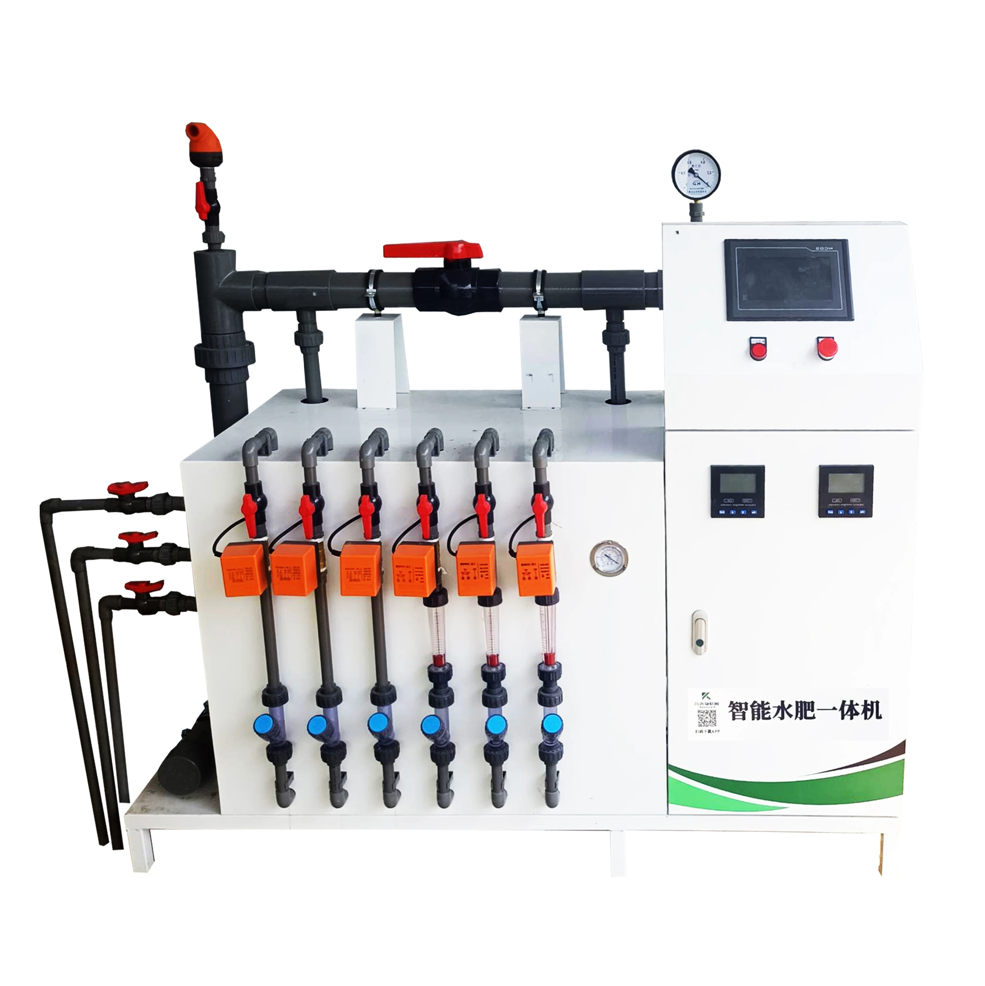Irrigation and fertilization farmland irrigation system greenhouse intelligent automatic water and fertilizer machine