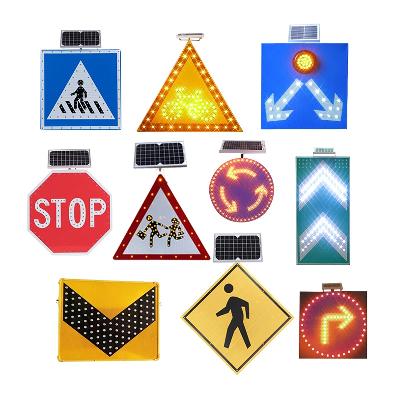 Solar LED Trailer Traffic Safety Trailer Warning Sign broken Arrow Board LED Light Trailer with CE