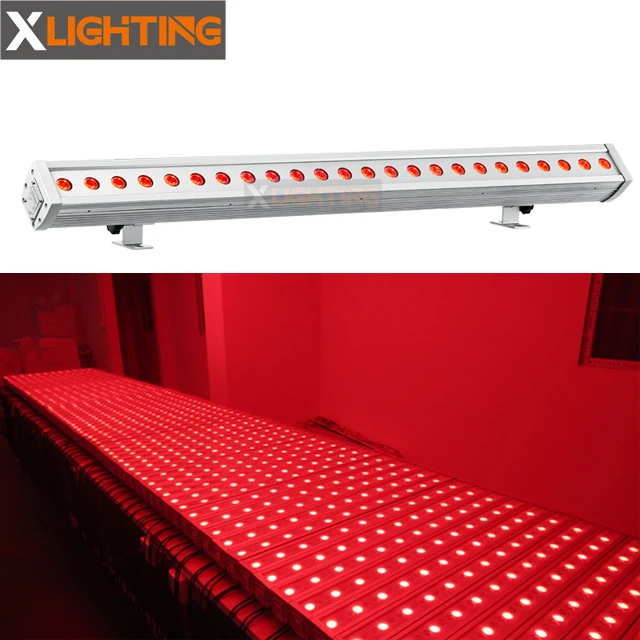 Factory Price 24 pcs*RGB 3in1 led wall washer for concert nightclub
