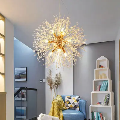 Crystal Chandelier Modern Light Luxury LED Pendant Light For Living Room Dining Room Bedroom Home Lighting Fixtures