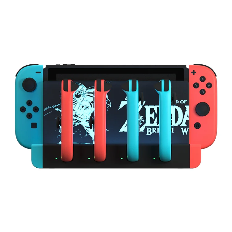 For Nintendo Switch Charger 4 Port Joycons Controller Gamepad Charging Dock Station Switch Console Holder Charger for NS