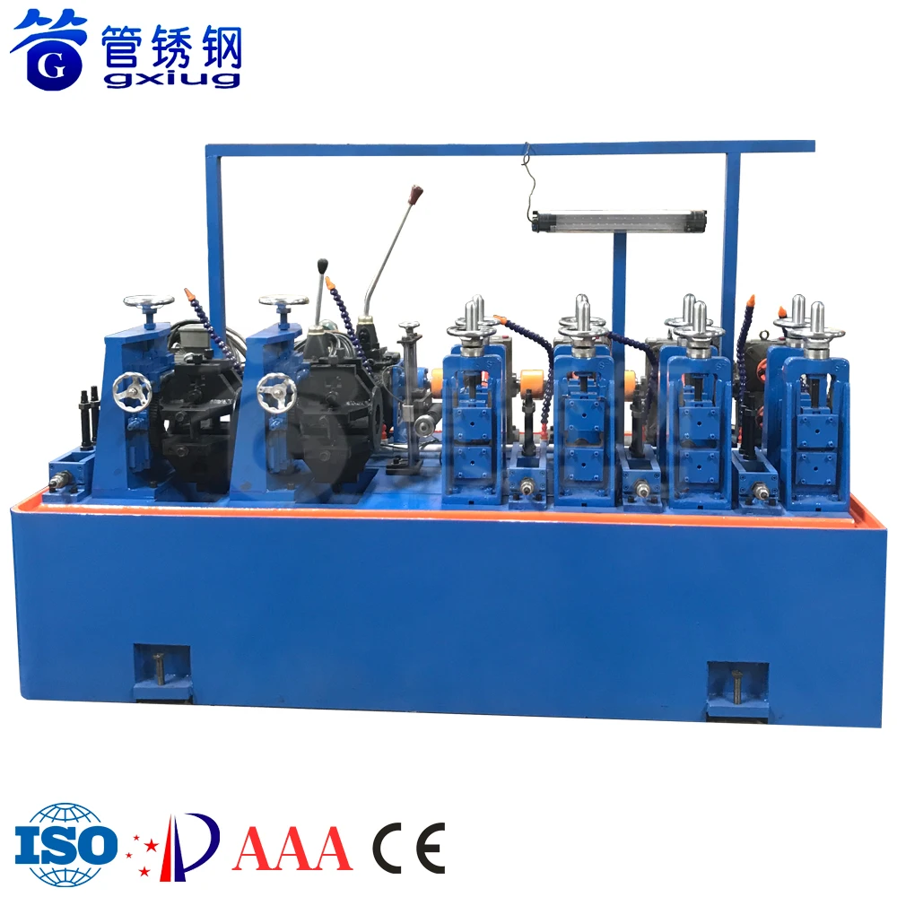 High Speed Stable Production Line machinery Of Stainless Steel Pipe Making Machine Welded Tube Mechanics Manufacturing Supplier