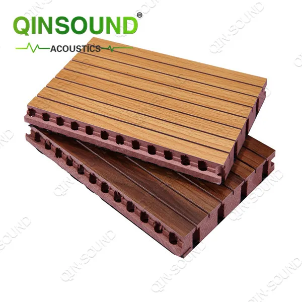 Recording Studio Soundproofing Fireproof Material Sound Insulation Floor Grooved Acoustic Panel