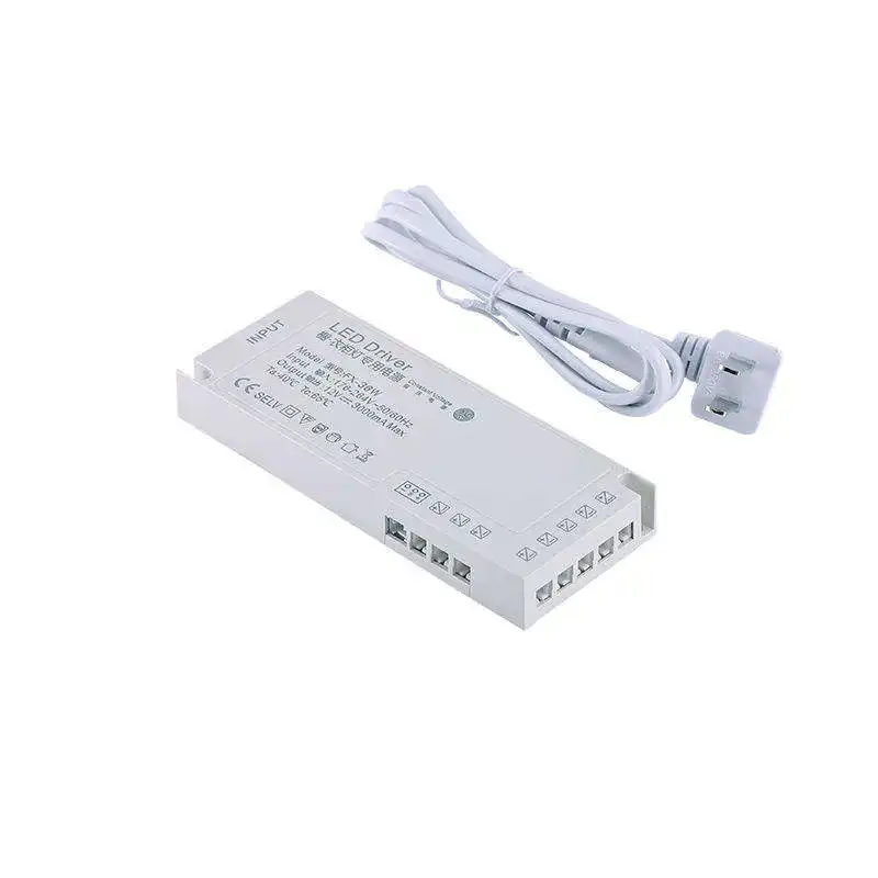 Wholesale price DC 12 24 volt transformer indoor linear led lighting energy supply audio slim mini size universal power adapter