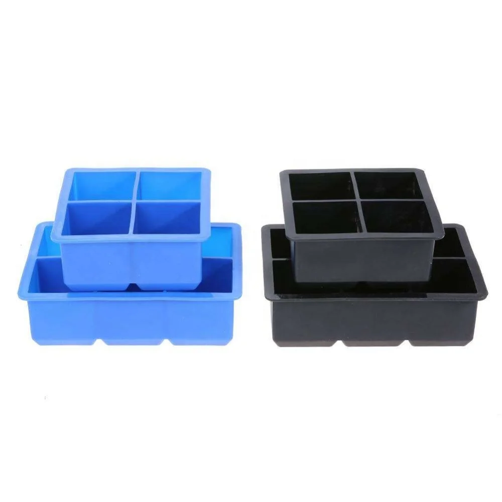 6 шт. квадратная силиконовая форма для льда