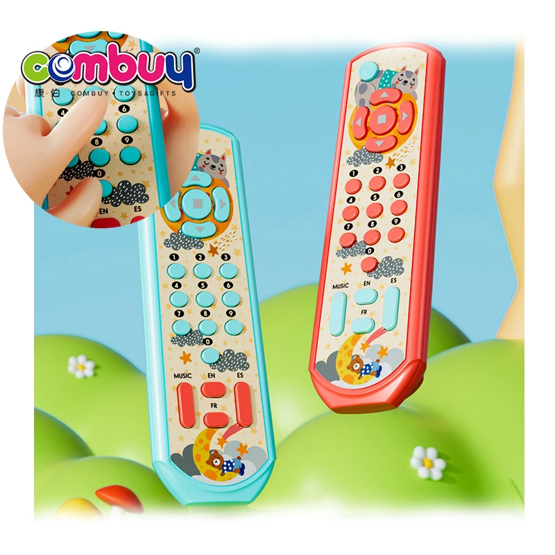 Трилигуальный переключатель для раннего обучения музыкальные игрушки детские смарт-телевизор пульт дистанционного управления