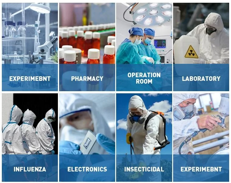 Hubei Wanli Personal Protective Equipment Chemical Protection Clean Room Disposable Coverall Hazmat Suit