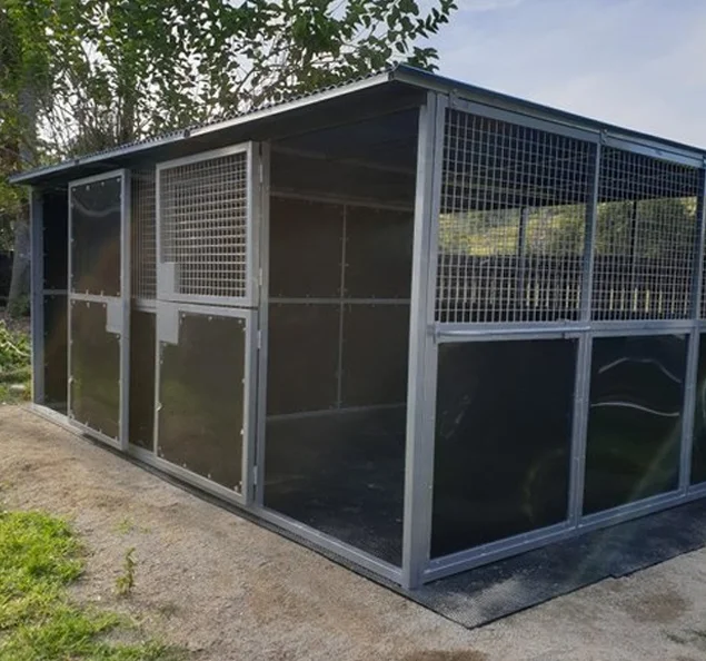 Welded Galvanized Mesh Pipe Portable Horse Stable Best selling in Australia  America New Zealand