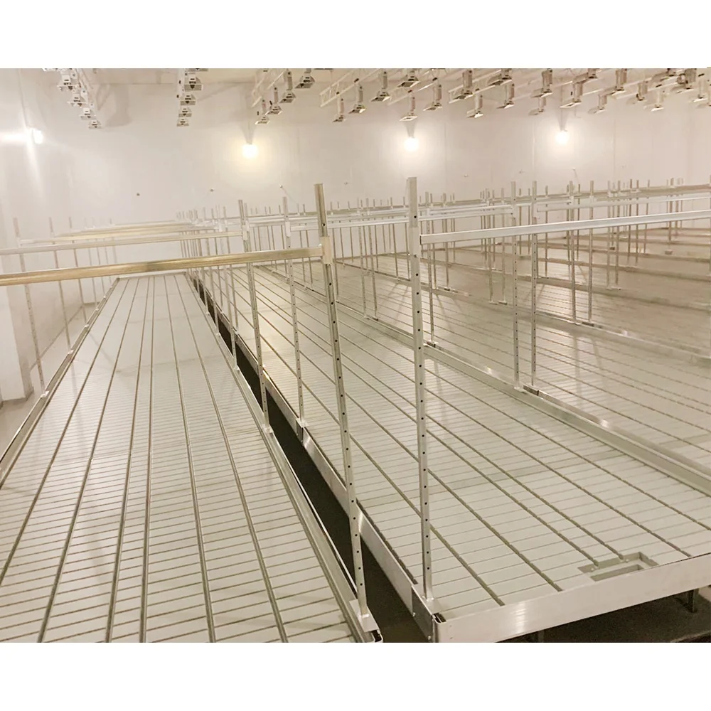 Seed Plant Nursery Tray Indoor Custom Large Thermoforming Low Rise 4X8 Hydroponic Flood Trays