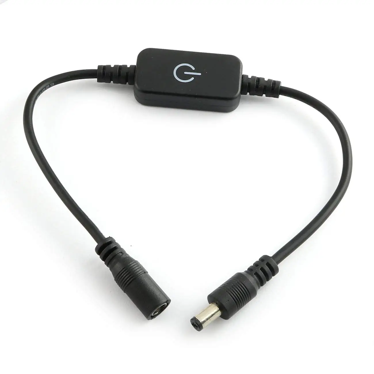 eSann LED Dimmer,LED Single Color Dimmer Controller DC 12V,Black DC Mini LED Dimmer Touch Switch