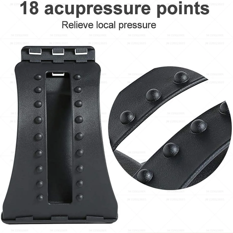 Multi Level Back Stretching Device,Back Stretcher for Lower Back Pain Relief,Orthopedic Back Stretcher Acupressure Device