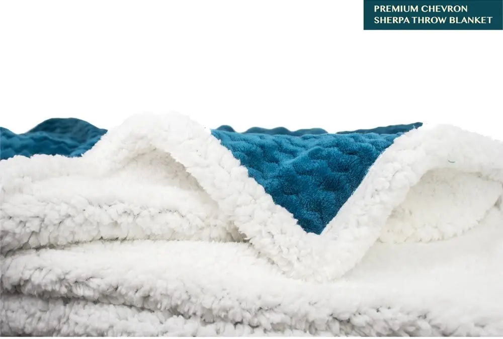 Custom Sherpa Throw Fleece Blanket For Couch Thick Fuzzy Warm Soft Blankets And Throws For Sofa