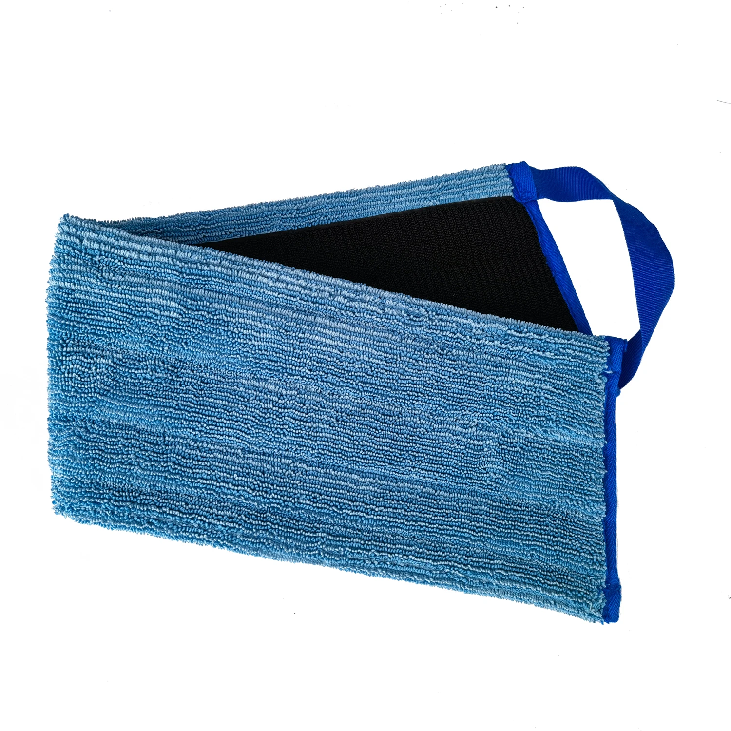 Household Warp Twisted Trapezoid Microfiber  Wet Reusable Flat  Floor Cleaning  Dust Refill 13*47cm   Mop Pad