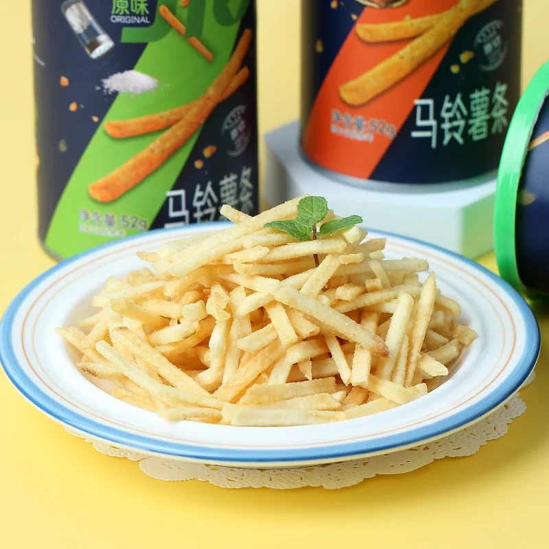JIUR новые вкусы куриные ароматизированные картофельные кусочки закуски Хрустящие китайские оптом здоровые для продажи