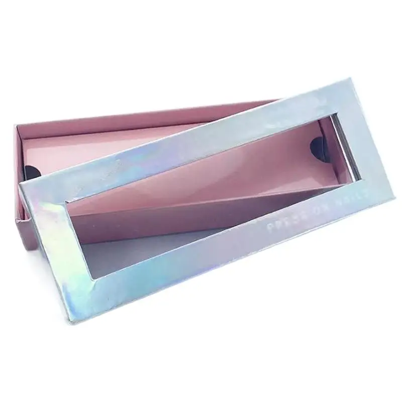 Custom simple black and white french press on nails wearable mini short finished artificial fingernails nails 24pcs/box