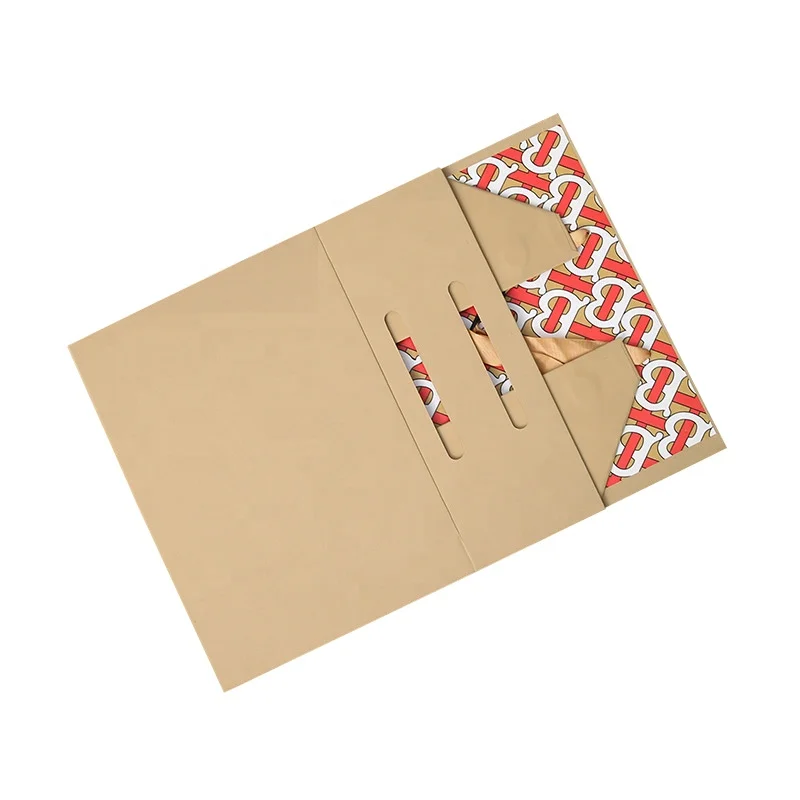 Custom dimensions your design folding rigid box color printing magnetic closure gift box with handle