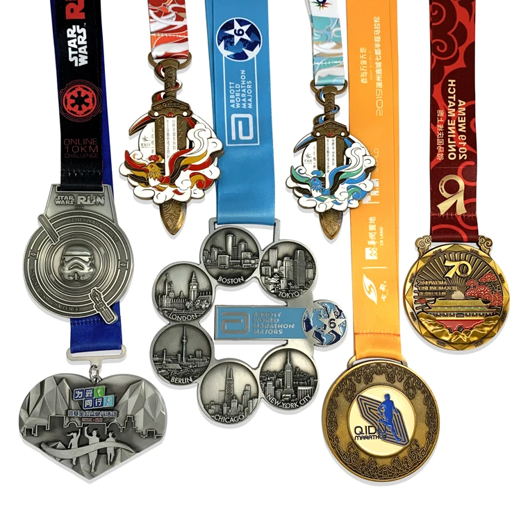 Marathon Running Sport Medals Metal Customize Medal And Trophies
