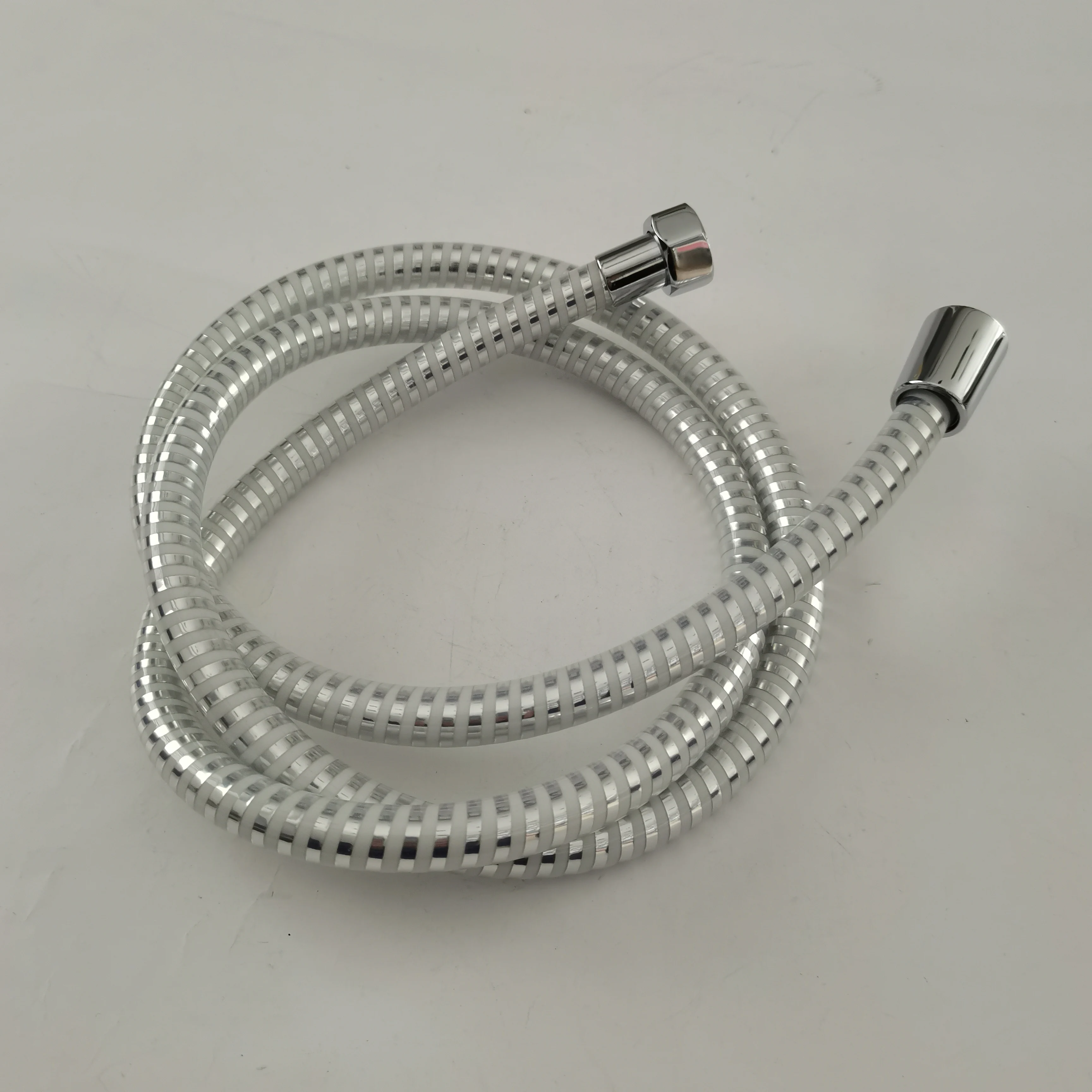 Good price high quality outdoor silver white plastic pvc bathroom flexible toilet bidet hand shower hose sprayer pipe tube