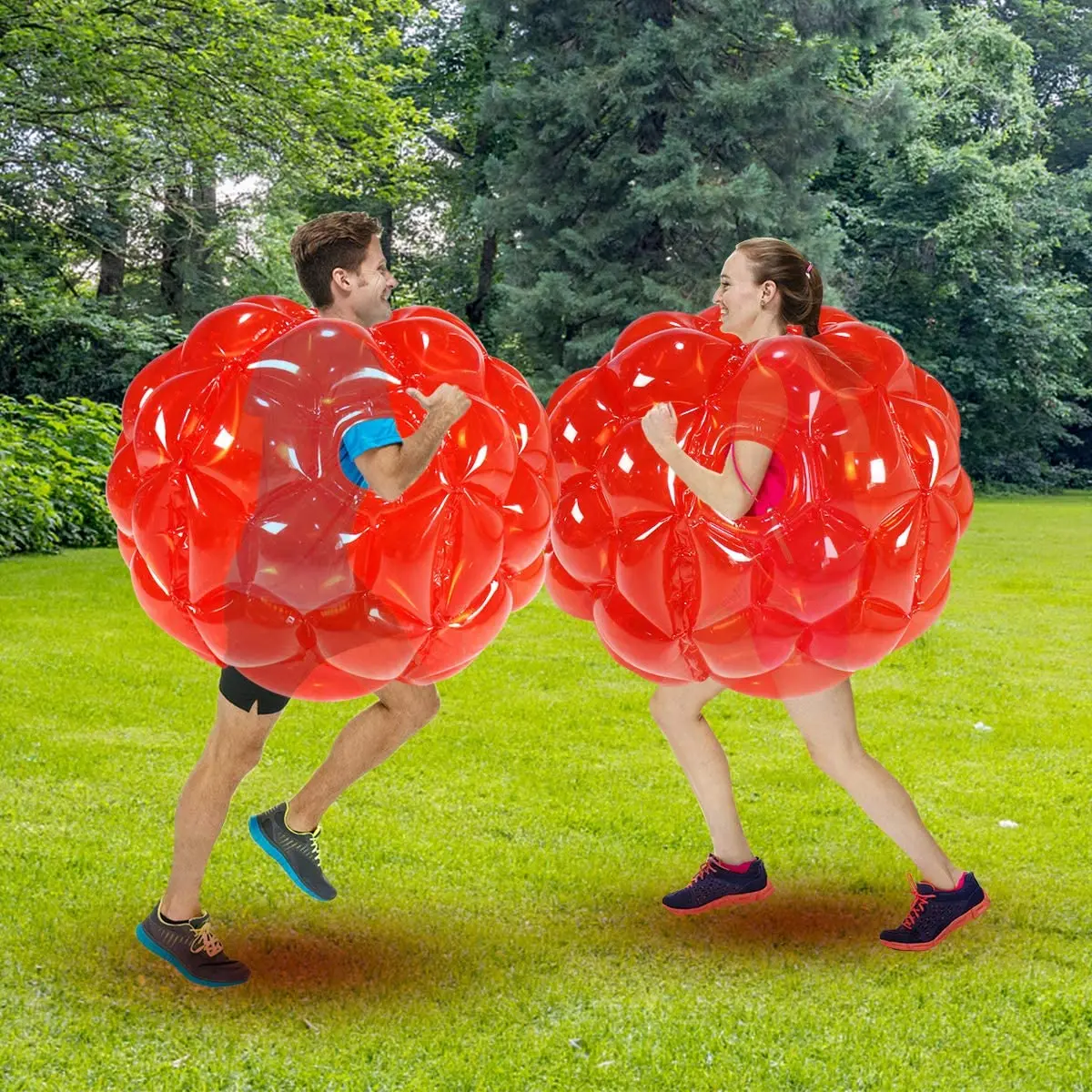 36inch Adult PVC Body Zorb Bumper Ball Suit Inflatable Bubble Football Soccer Ball