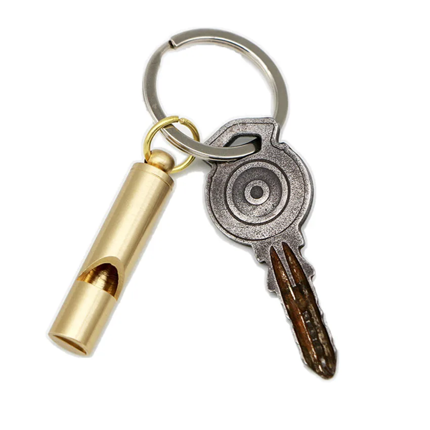 Brass Outdoor Survival Whistle Equipment Amazon Supplies Retro Referee Brass Whistle Pure Brass Survival Whistle