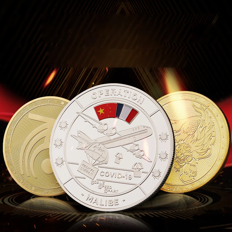 Manufacturer Custom Souvenir Gold Silver Copper Bronze Enamel Zinc Alloy 3D Metal Commemorative Challenge Coin